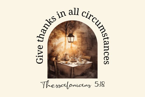 1 Thessalonians 5:18 T-Shirt Designs