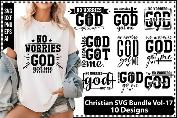 Christian SVG Bundle Vol-17 for T-Shirt Designs