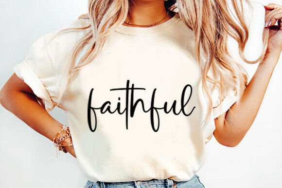 Faithful SVG Jesus Design for T-Shirt Designs