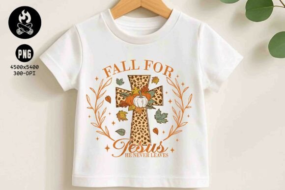 Fall for Jesus Cross PNG, Thanksgiving