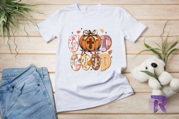 God is so Good Jesus Fall Season PNG T-Shirt Designs