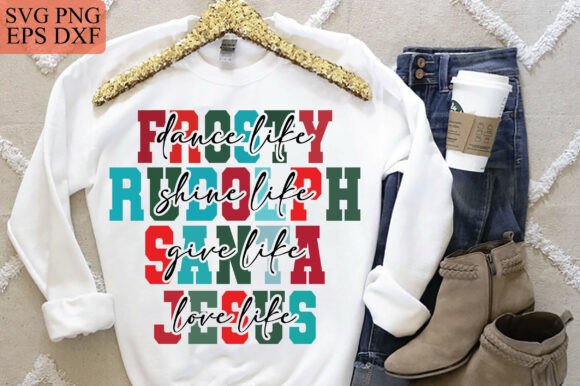 Preppy Christmas SVG, Christian Christmas T-Shirt Designs